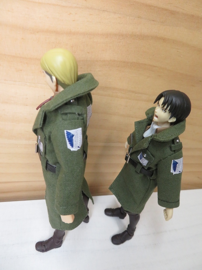 【Boo-21】Figma用兵団コート(小さいサイズ▶オビツ11兼用可能)