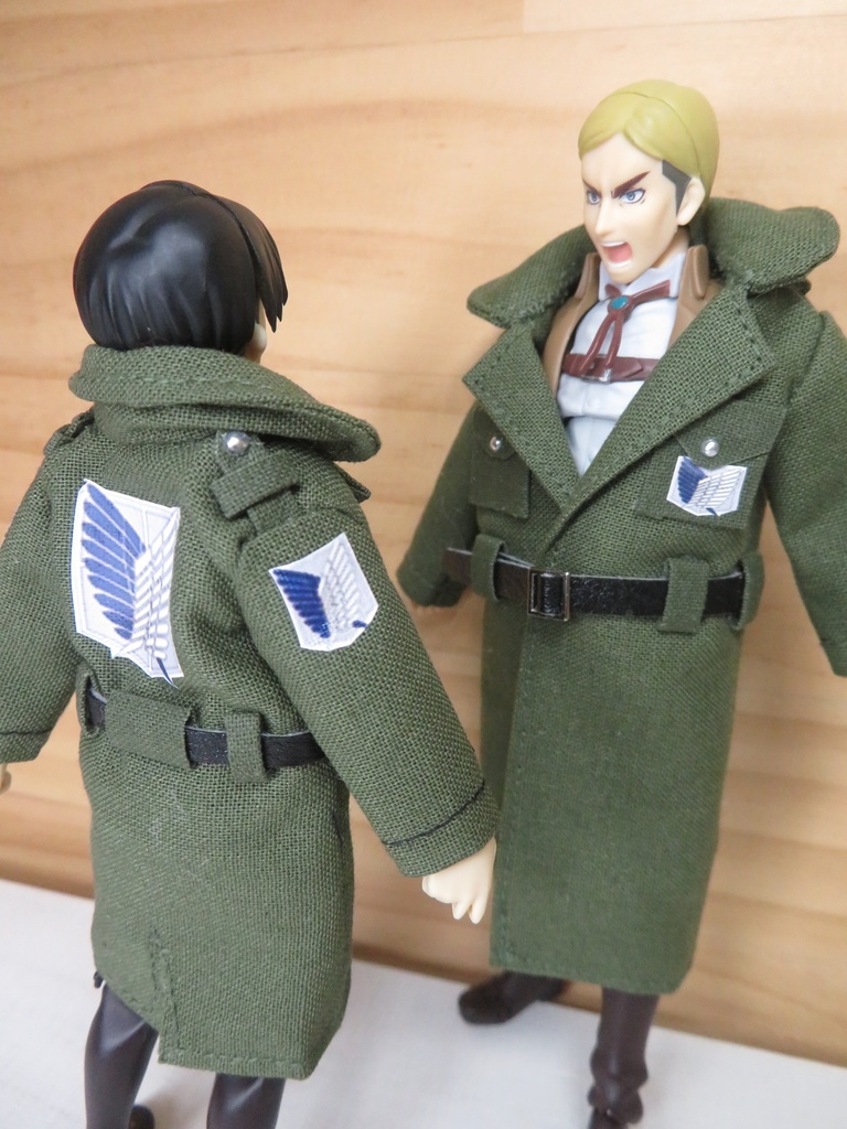 【Boo-21】Figma用兵団コート(小さいサイズ▶オビツ11兼用可能)