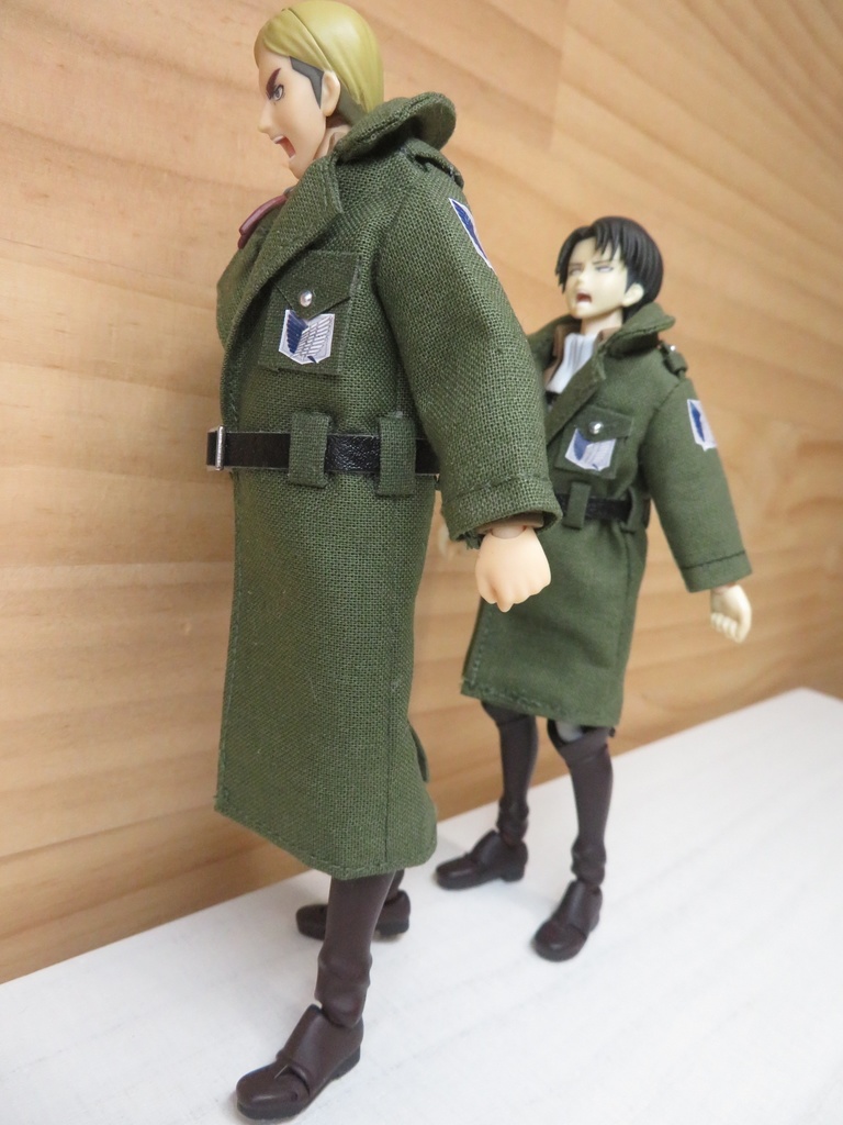 【Boo-21】Figma用兵団コート(小さいサイズ▶オビツ11兼用可能)