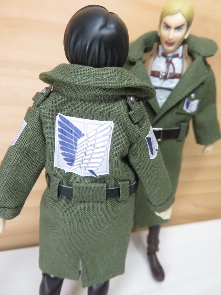 【Boo-21】Figma用兵団コート(小さいサイズ▶オビツ11兼用可能)