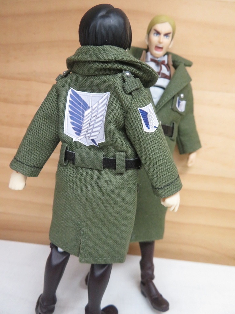 【Boo-21】Figma用兵団コート(小さいサイズ▶オビツ11兼用可能)