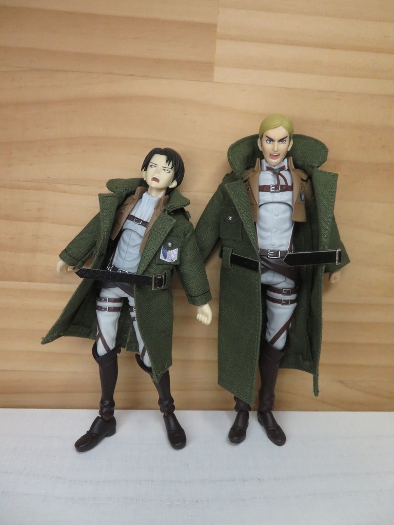 【Boo-21】Figma用兵団コート(小さいサイズ▶オビツ11兼用可能)