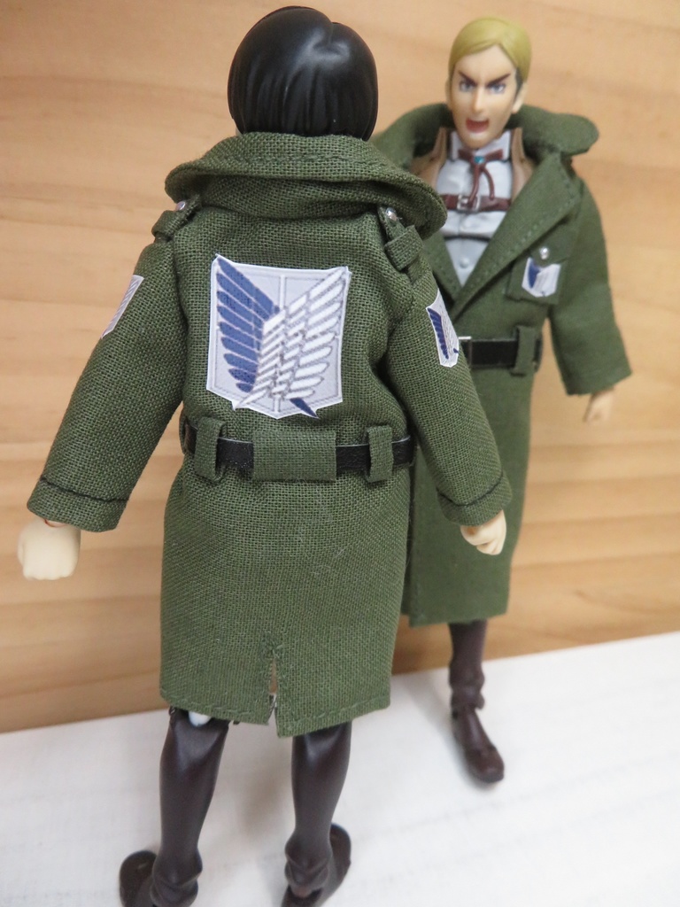 【Boo-21】Figma用兵団コート(小さいサイズ▶オビツ11兼用可能)