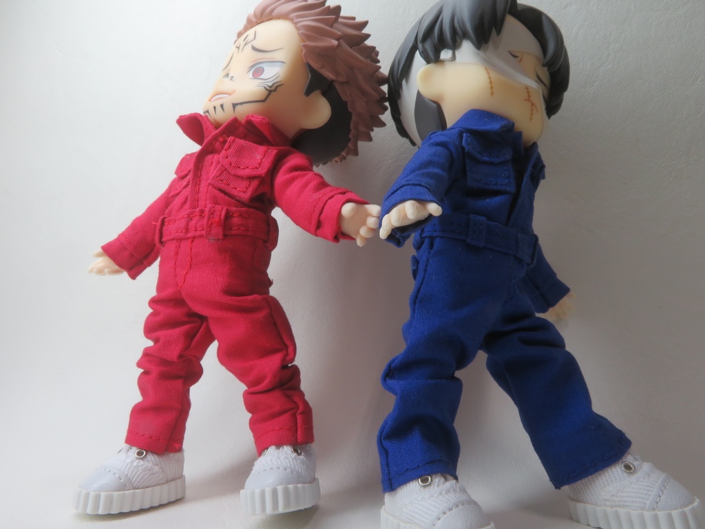 【特攻服:つなぎ】オビツ11 ねんどろいどどーる身長調整