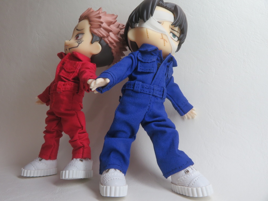 【特攻服:つなぎ】オビツ11 ねんどろいどどーる身長調整