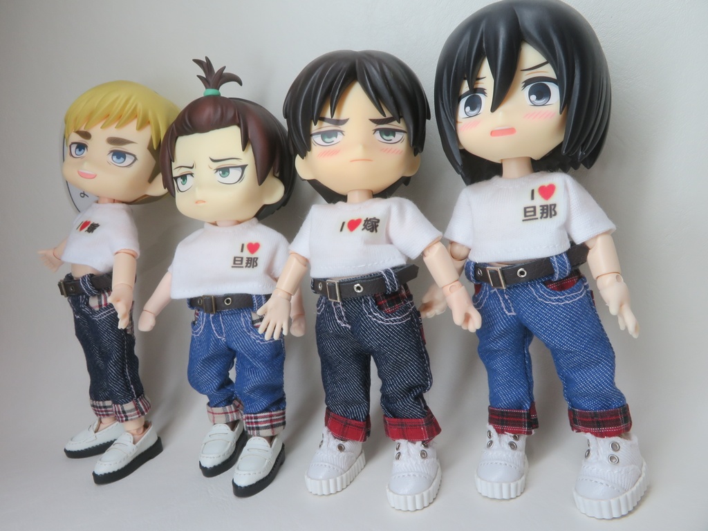 【デニム×チェック】ロールアップパンツ