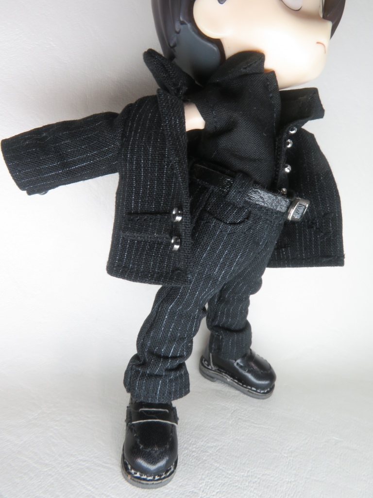 【Boo-31】黒ストライプ/スーツset