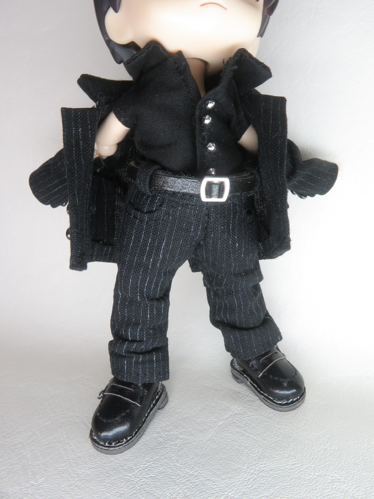 【Boo-31】黒ストライプ/スーツset