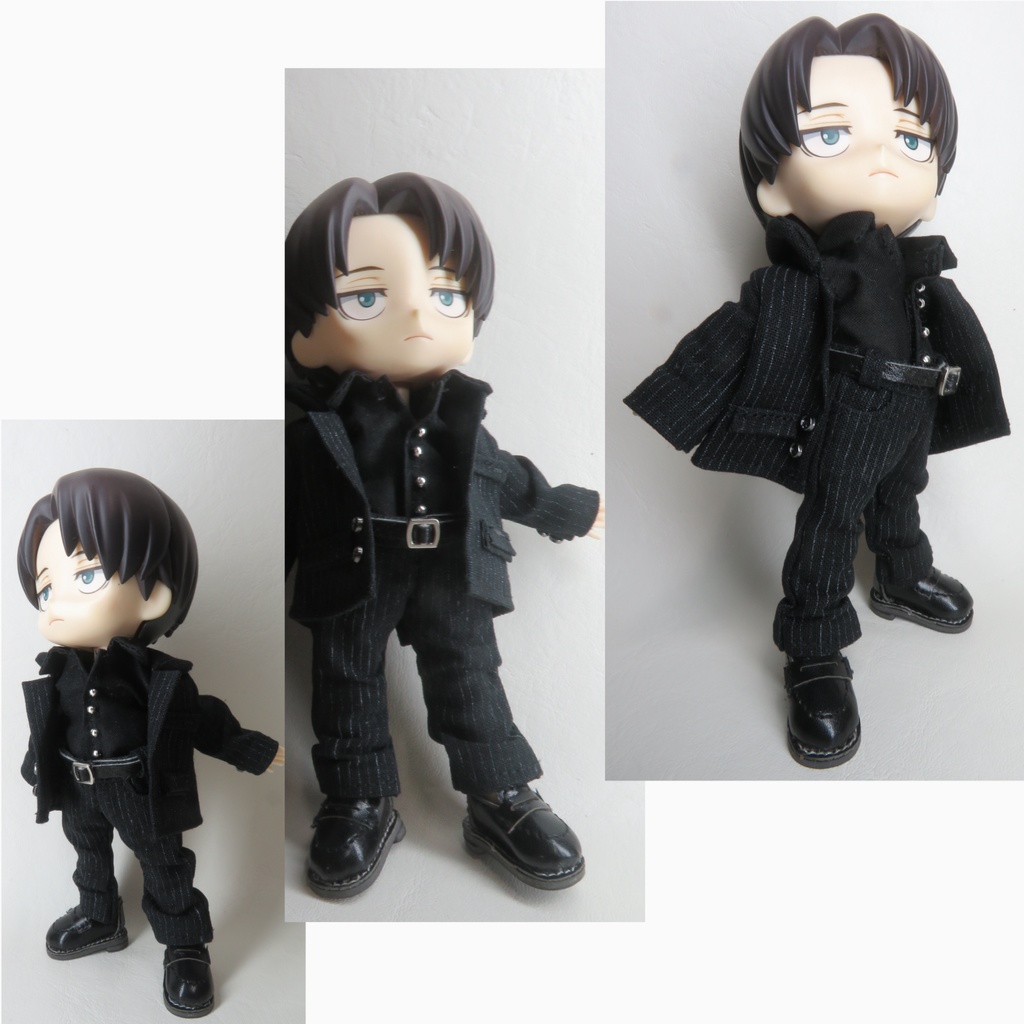 【Boo-31】黒ストライプ/スーツset