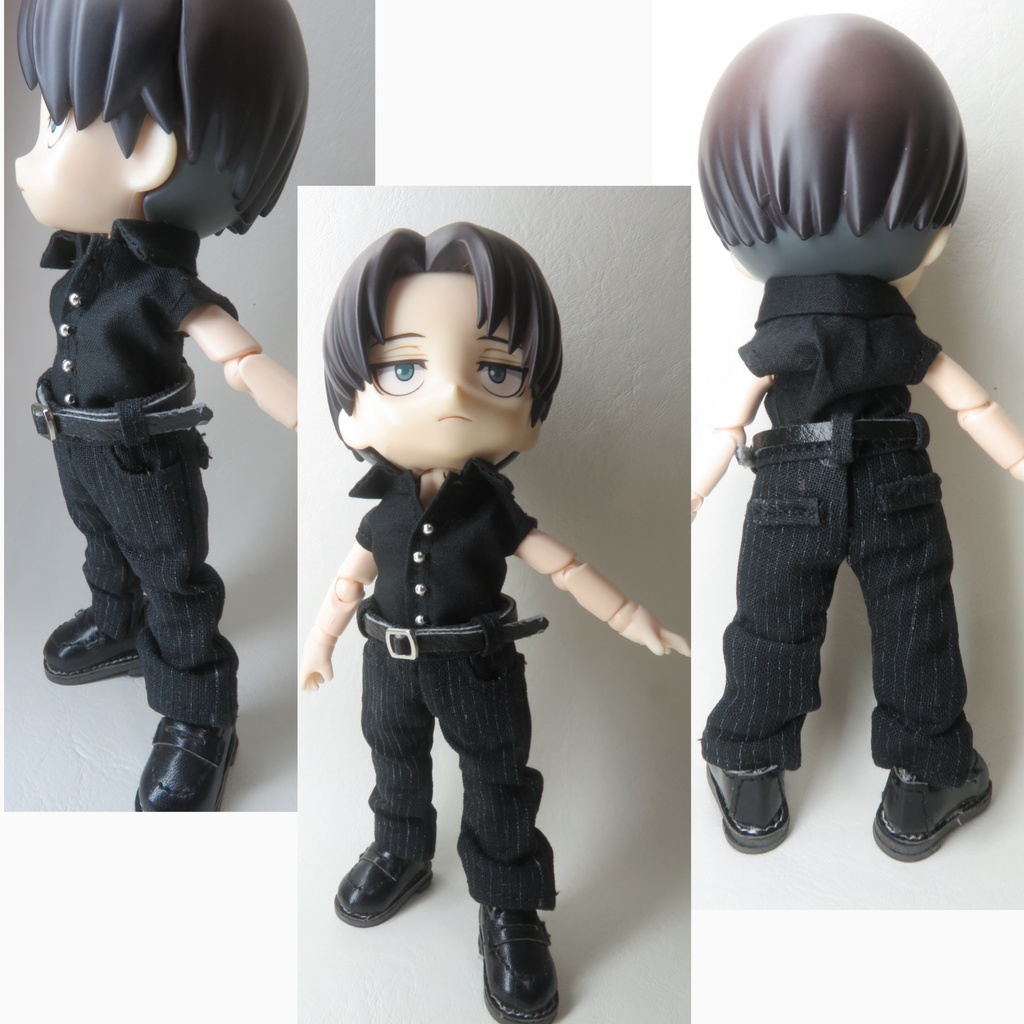 【Boo-31】黒ストライプ/スーツset