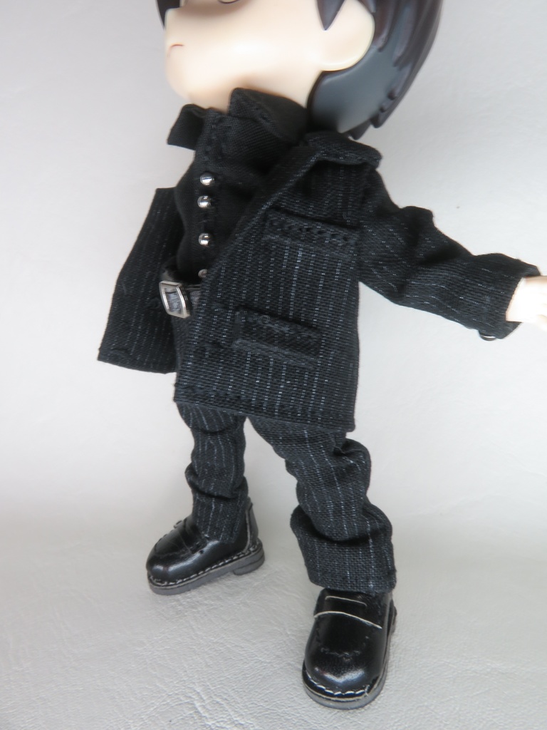 【Boo-31】黒ストライプ/スーツset