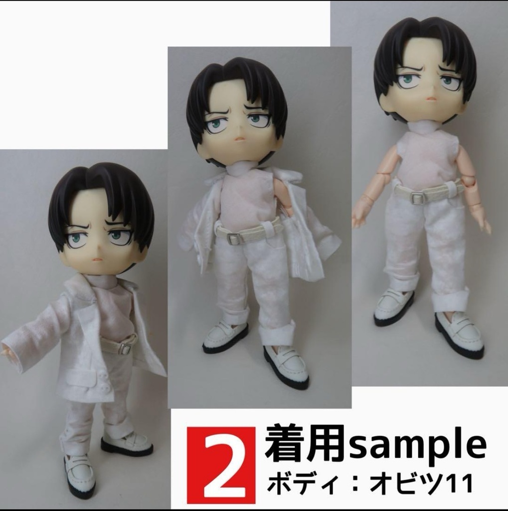 王子様系ブラウス/オビツ11ねんどろいどどーるobitsu11