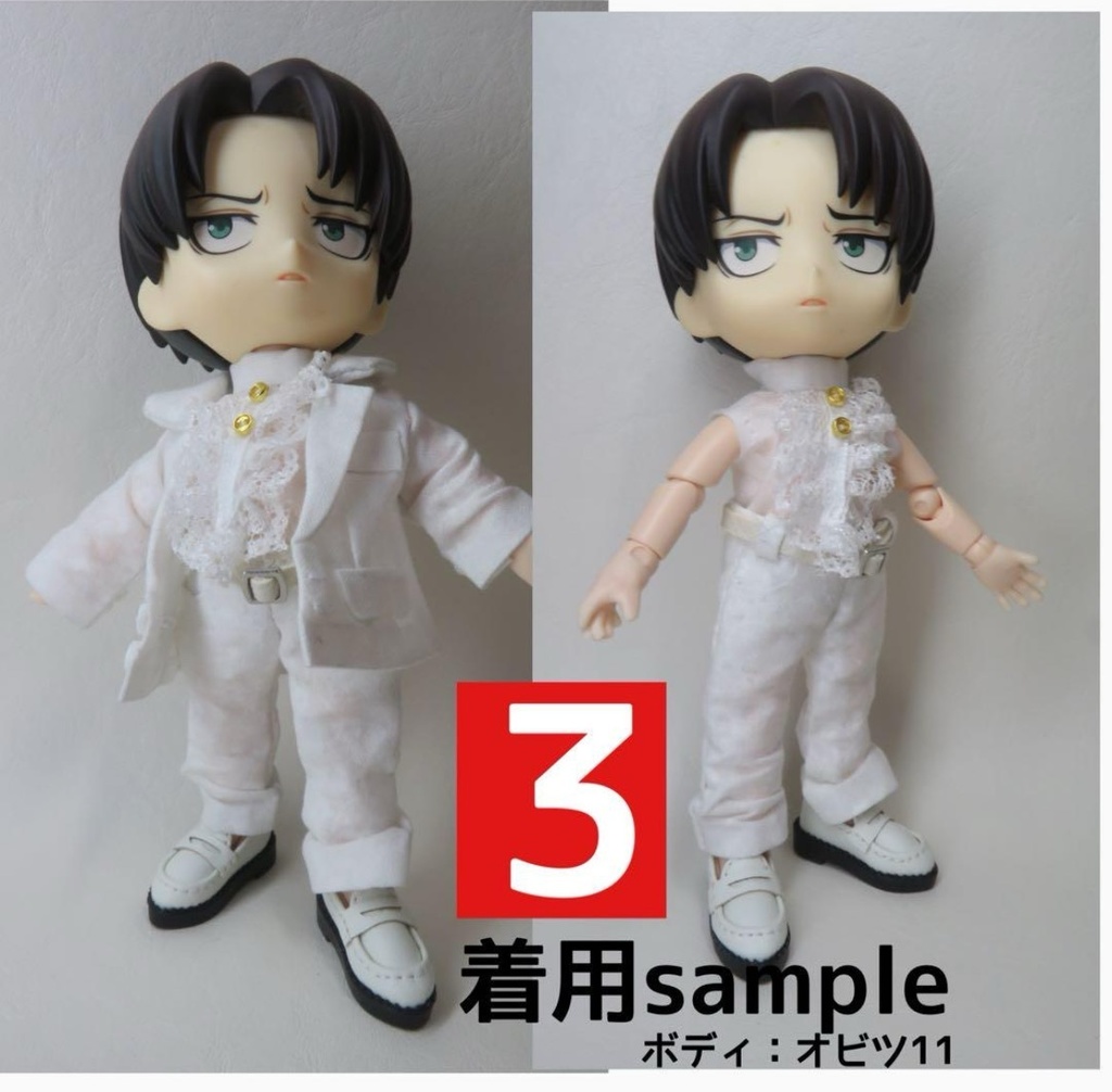 王子様系ブラウス/オビツ11ねんどろいどどーるobitsu11