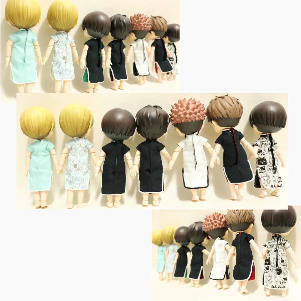 【チャイナドレス】オビツ11:ねんどろいどどーる