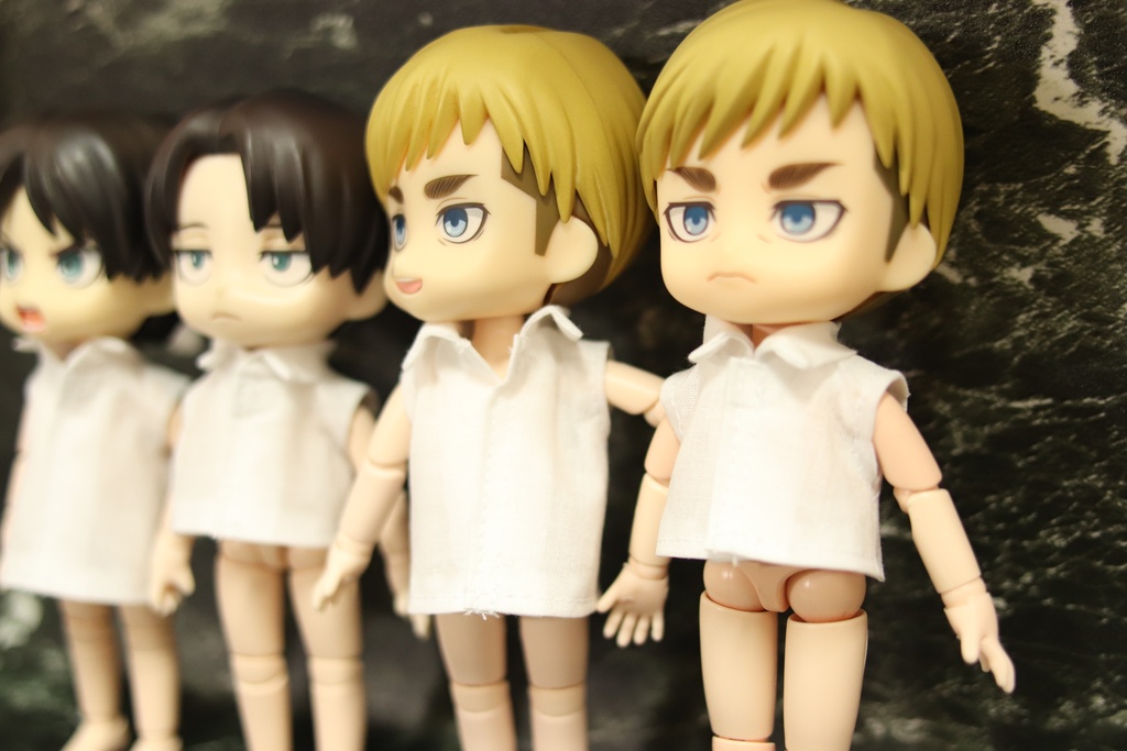 【受注OK】ノースリーブ シャツ_オビツ11 ねんどろいどどーる 身長調整