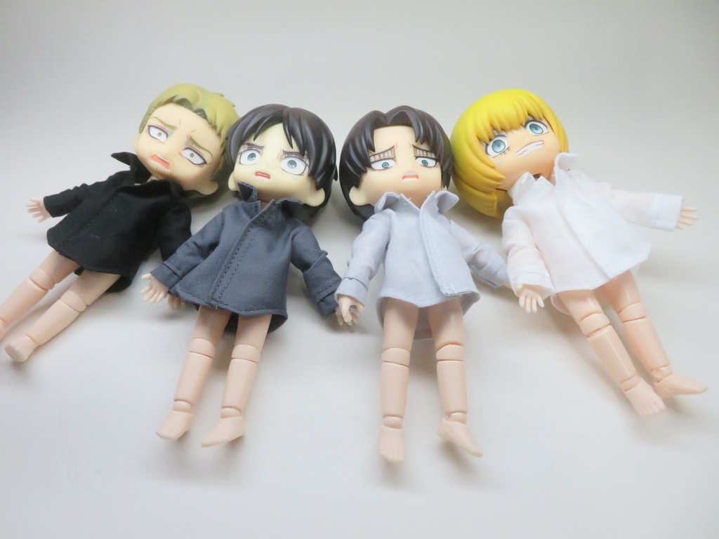 【受注OK】無地Yシャツ:オビツ11_ねんどろいどどーる