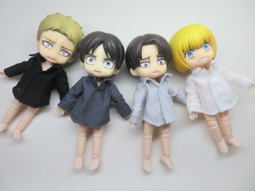 【受注OK】無地Yシャツ:オビツ11_ねんどろいどどーる