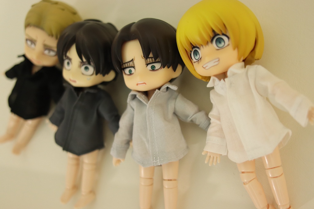 【受注OK】無地Yシャツ:オビツ11_ねんどろいどどーる