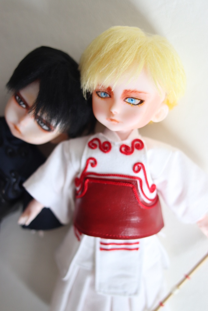 【剣道着+防具】オビツ11,ねんどろいどどーる身長調整,ミニパオラ,セリアドール15,19