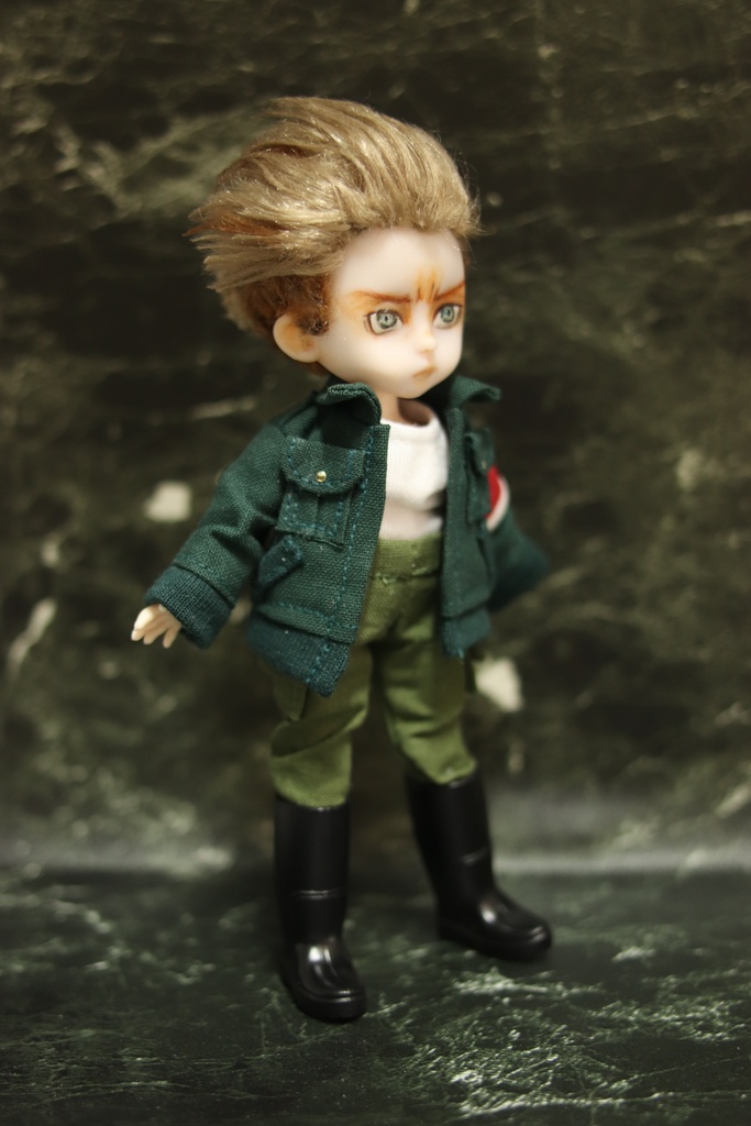 画像のドール一式セット/セリアヘッド+オビツ11,ポルコ ガリアード