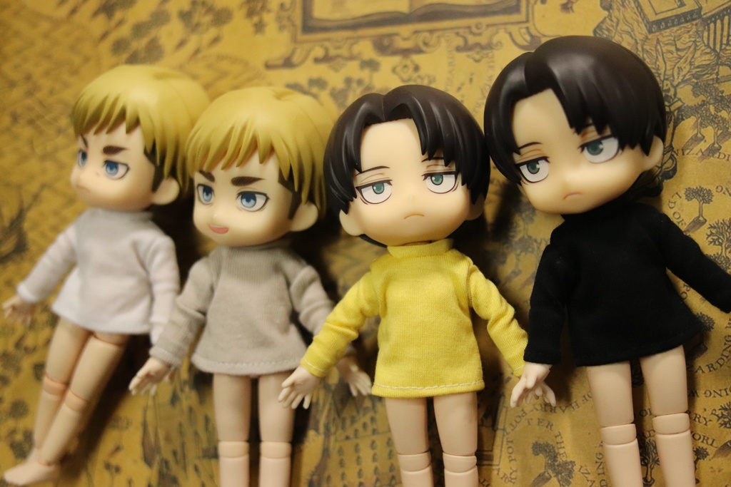 【ハイネック】スリムめ/後ろ開き/オビツ11、他