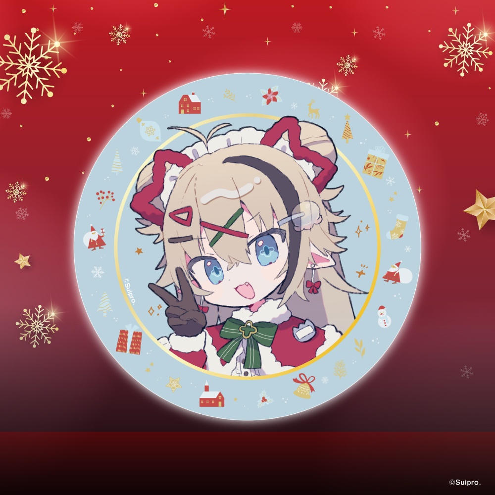 クリスマスグッズ2025 合皮コースター(全5種)