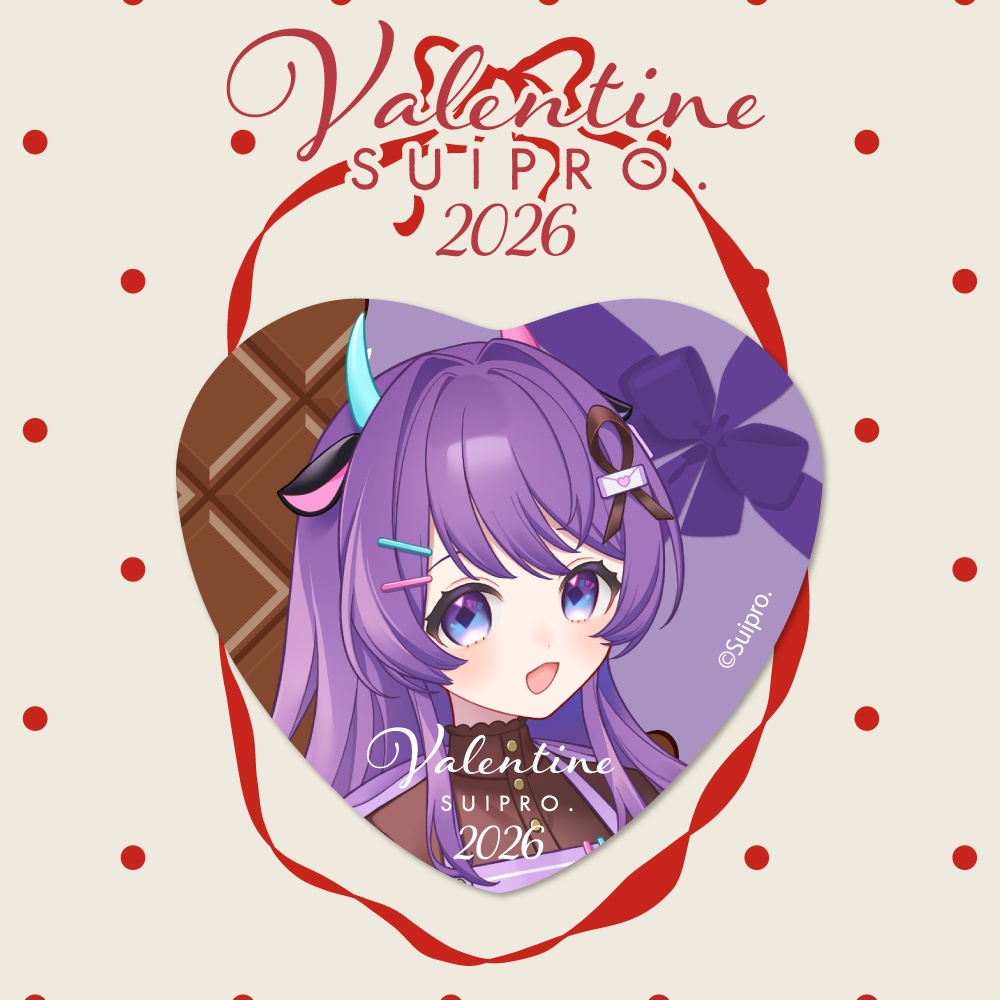 バレンタイングッズ2026 ハート型ホロ缶バッジ(全5種)