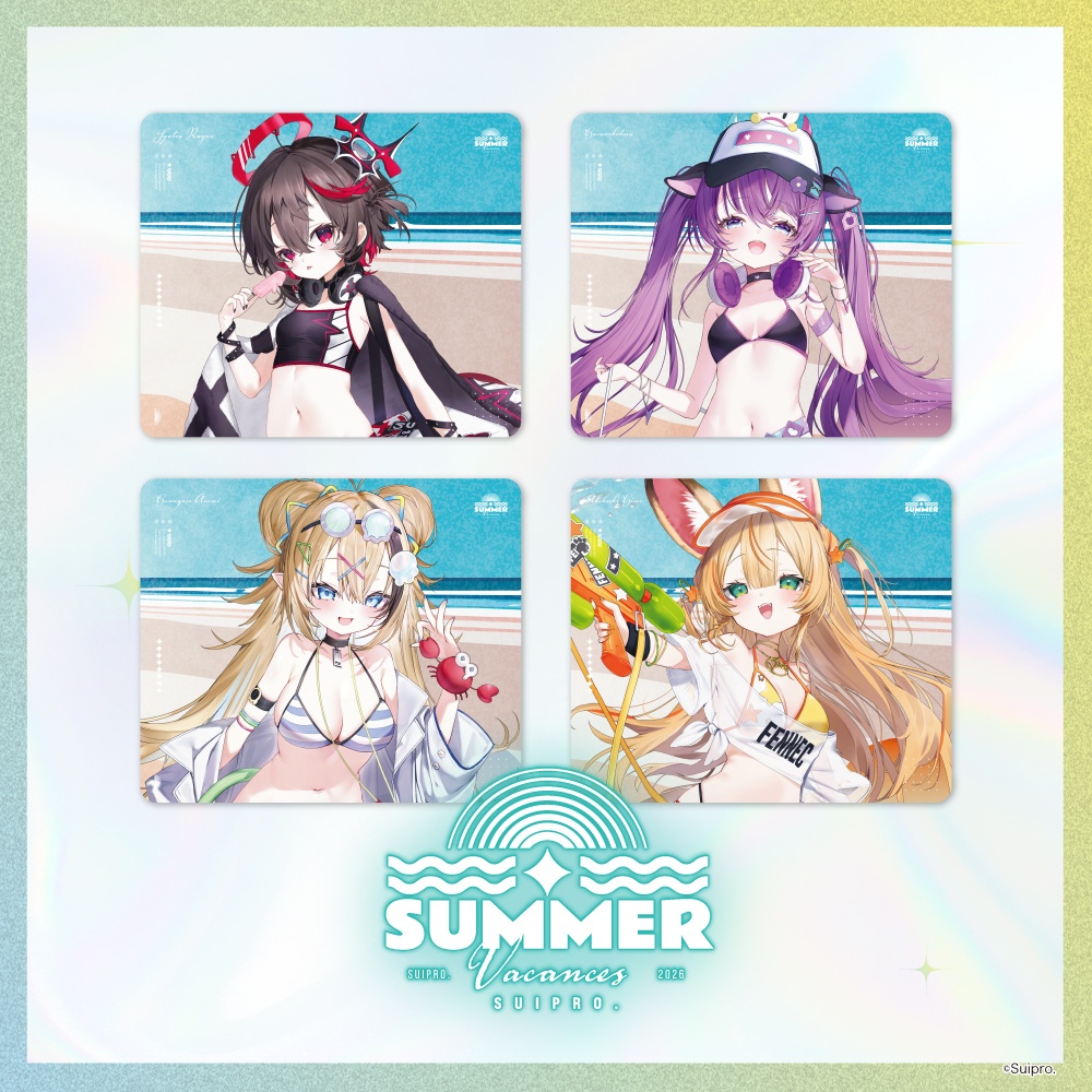 【スイプロ夏グッズ2026】マウスパッド WAVE1