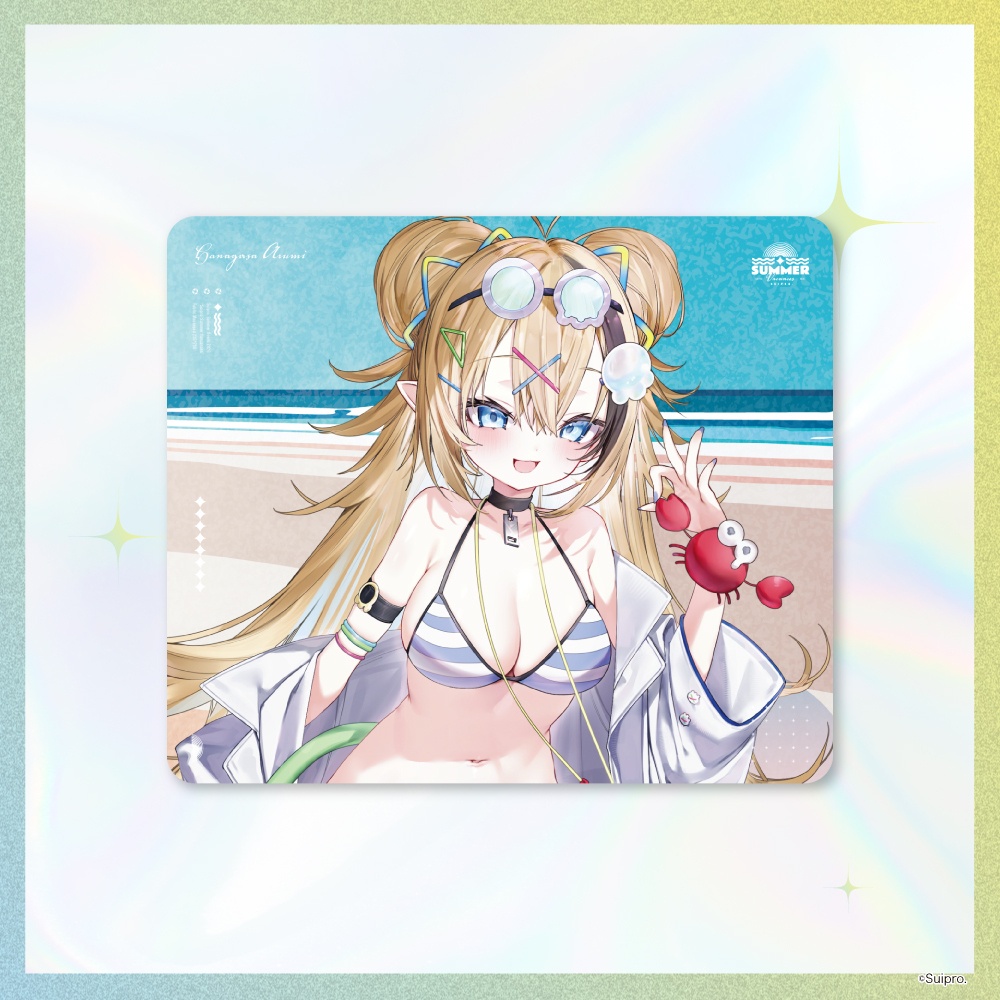 【スイプロ夏グッズ2026】マウスパッド WAVE1