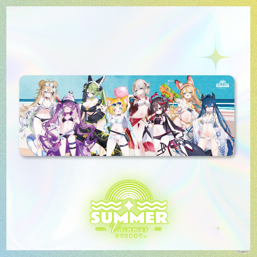 【スイプロ夏グッズ2026】大判デスクマット 【フルメンバー】