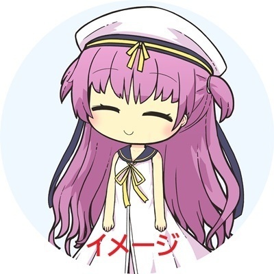 同人缶バッチ  うみ ２種セット