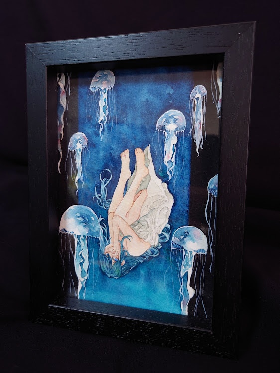 原画「風向かう骨」