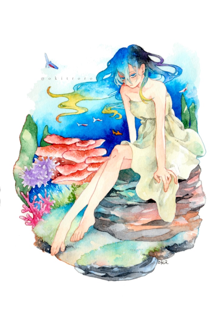 原画「Conte bleu」