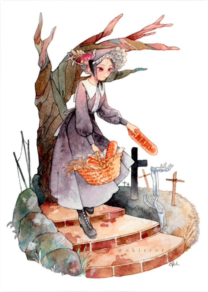 原画「喪に服す」