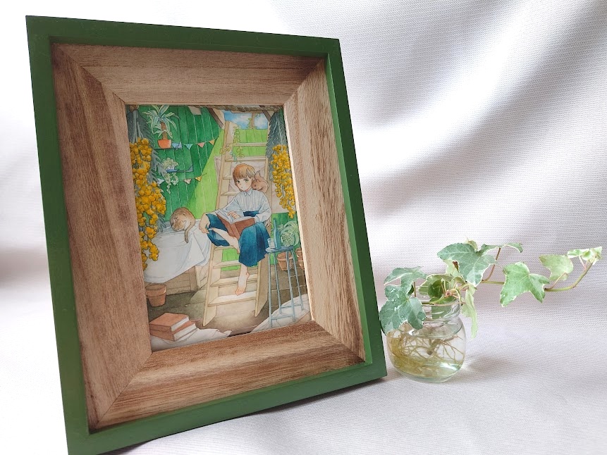 原画「私の屋根裏」