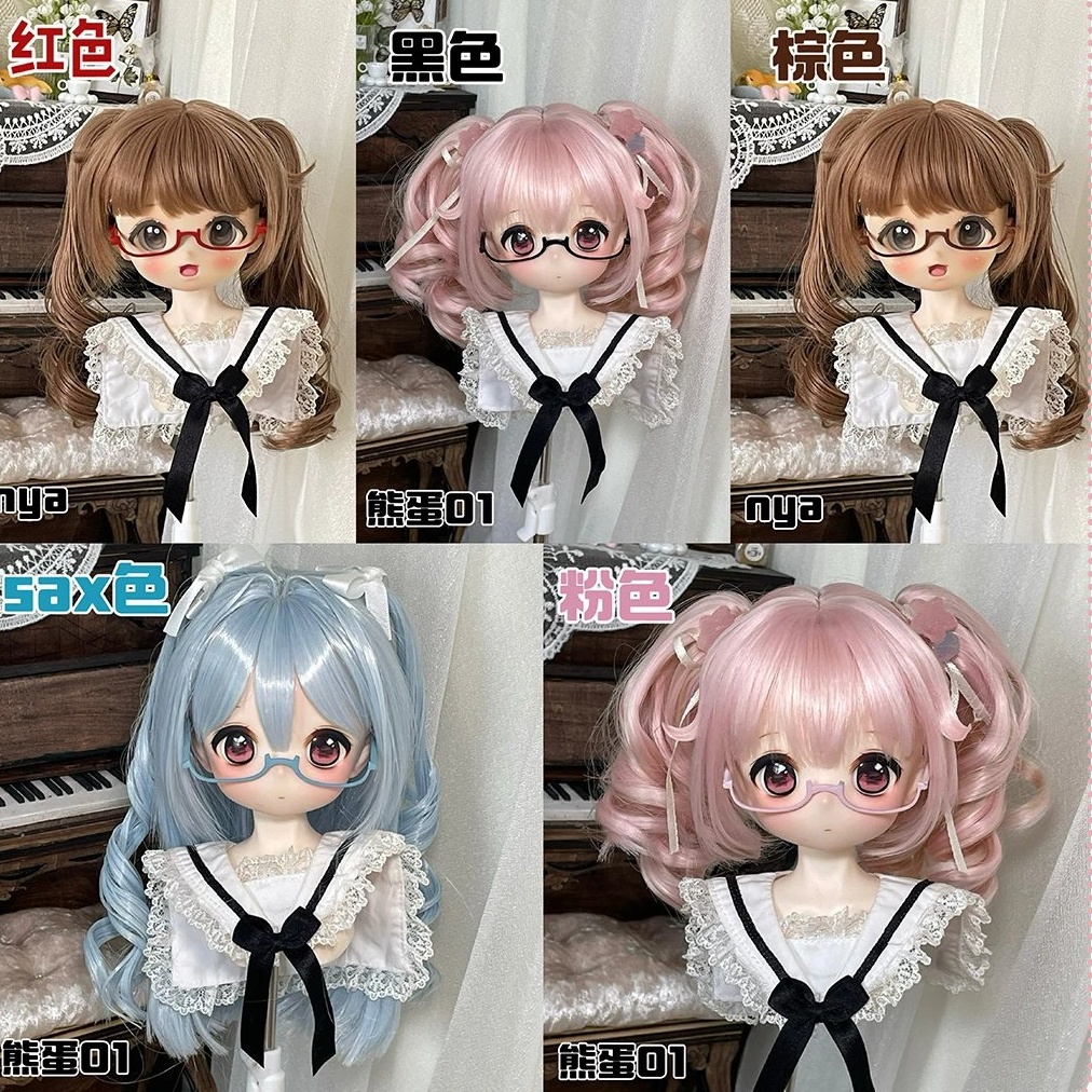 「受注」꒰がくいんにっき꒱「1/4ドール ハーフリム眼鏡」