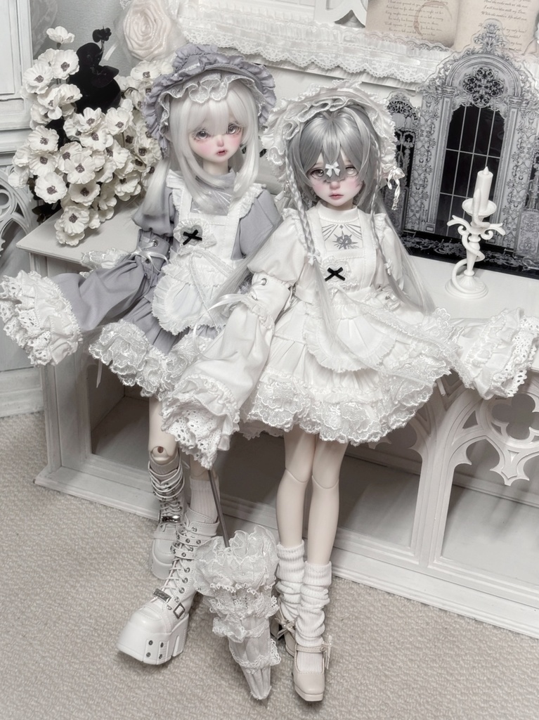 「通販」꒰ププヘビ🩶🤍꒱「1/4ドール MDD/OF」