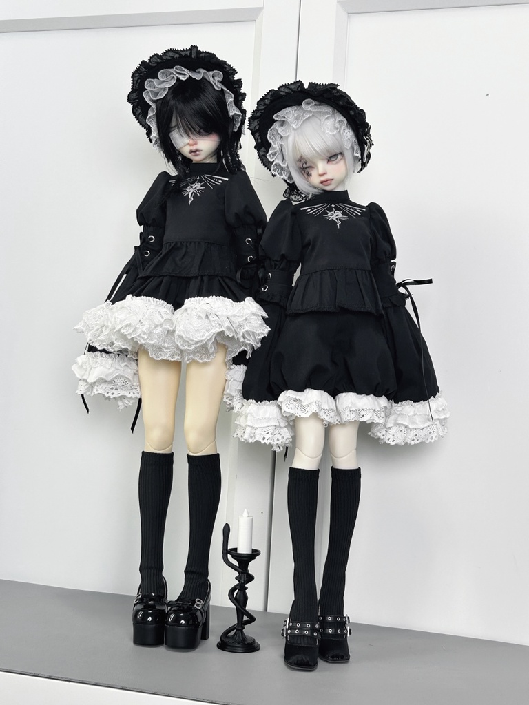 「通販」꒰ププヘビ🩶🤍꒱「1/4ドール MDD/OF」