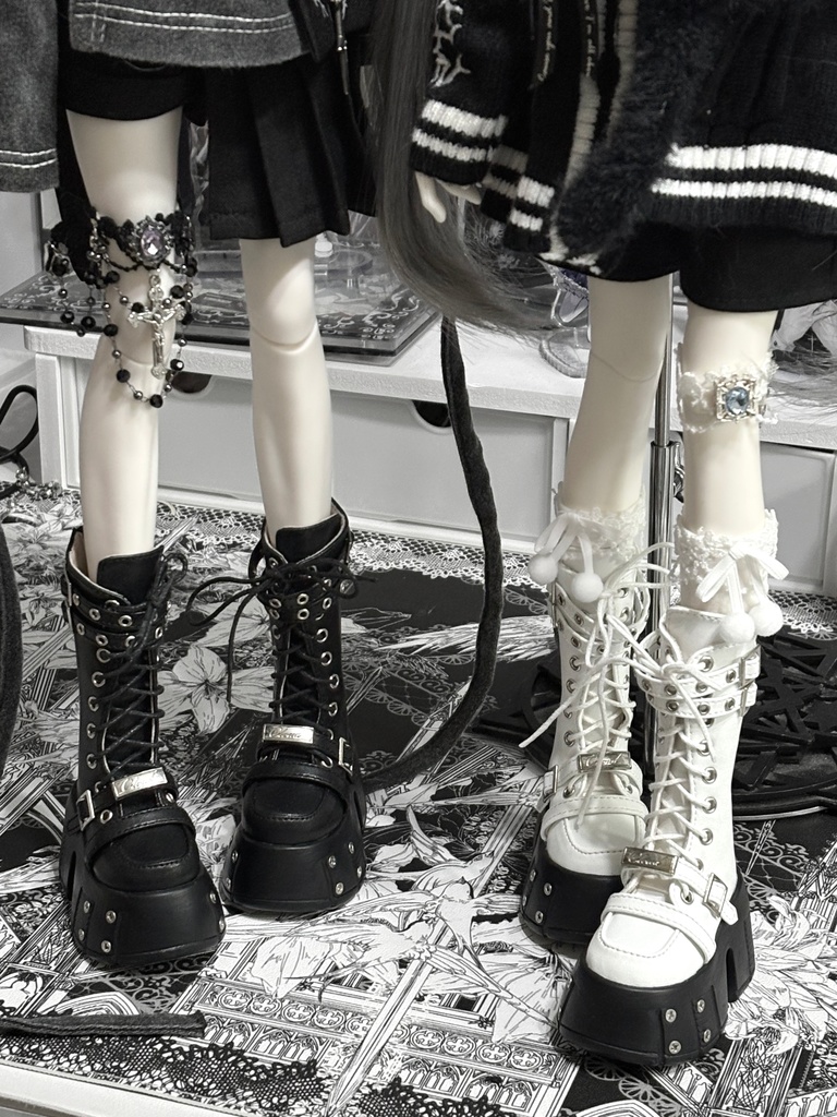 「再販」꒰祈る天使☁️꒱「1/4 ドール靴 ミドルブーツ&ロングブーツ」