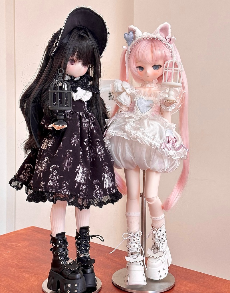 「再販」꒰祈る天使☁️꒱「1/4 ドール靴 ミドルブーツ&ロングブーツ」