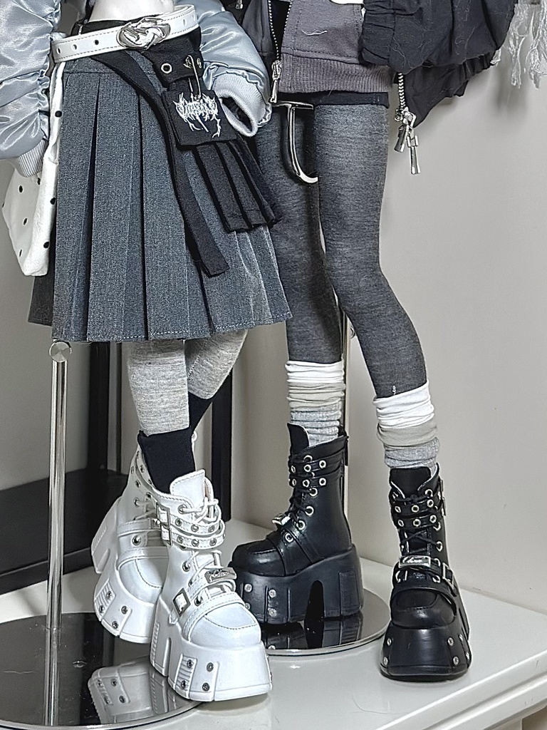 「再販」꒰祈る天使☁️꒱「1/4 ドール靴 ミドルブーツ&ロングブーツ」