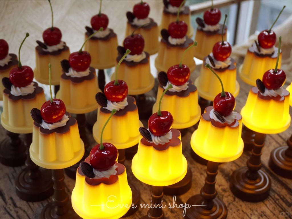 「受注」꒰プリンランプ🍮꒱「ドール用ミニチュア」