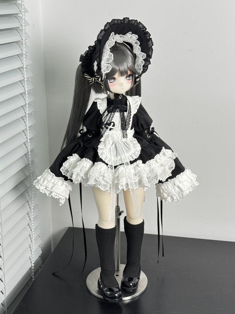 「受注」꒰ププヘビ🩶🤍꒱「1/4ドール KUMAKO/OF」