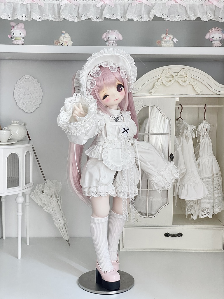 「受注」꒰ププヘビ🩶🤍꒱「1/4ドール KUMAKO/OF」