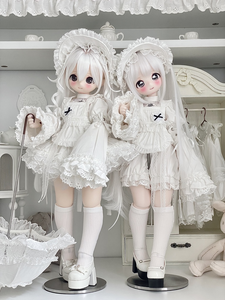 「受注」꒰ププヘビ🩶🤍꒱「1/4ドール KUMAKO/OF」