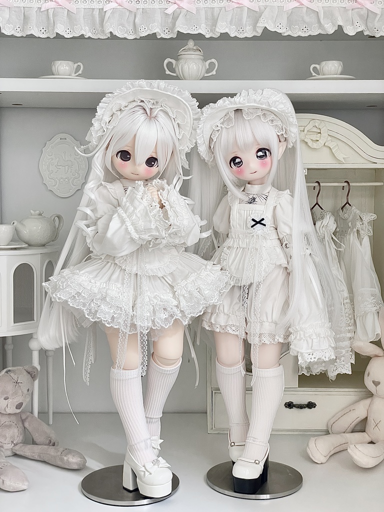 「受注」꒰ププヘビ🩶🤍꒱「1/4ドール KUMAKO/OF」