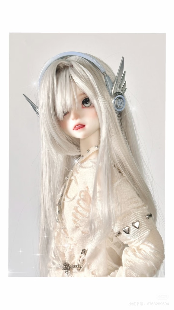 「通販」꒰電子天使🎧꒱「1/4ドールサイズ・ヘッドホン」