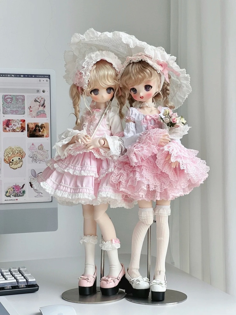 「受注」꒰バレリーナ꒱「1/4ドール靴 MDD/OF」