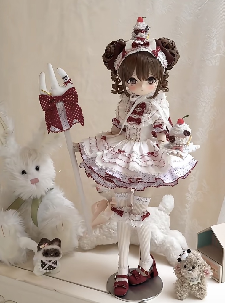 「通販」꒰ショートケーキ🍰꒱「1/4ドール MDD, KUMAKO/OF」