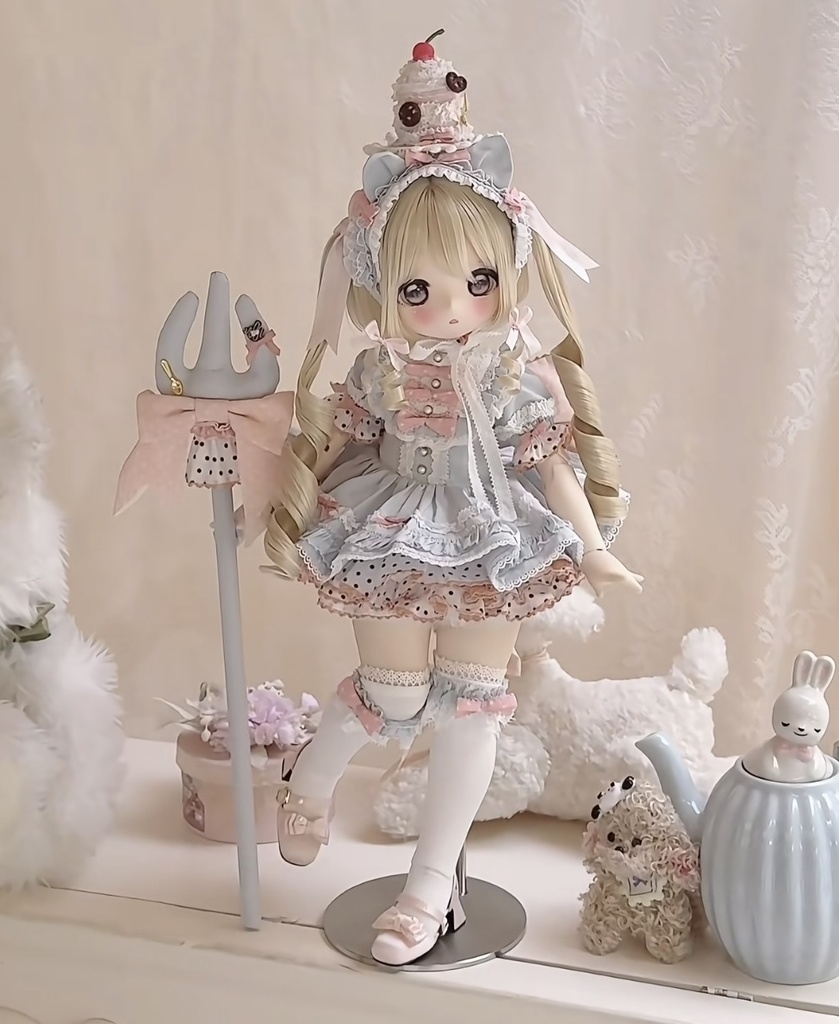 「通販」꒰ショートケーキ🍰꒱「1/4ドール MDD, KUMAKO/OF」